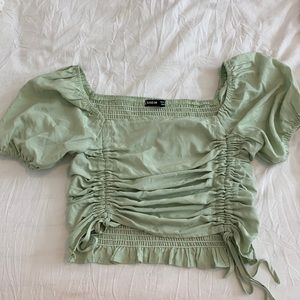 SHEIN puff sleeve shirt